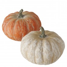 Декоративна фигура тиква 13см Pumpki два цвята